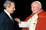 Juan Pablo II con Navarro-Valls