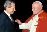 Juan Pablo II con Navarro-Valls