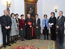 Almudi.org - Los hijos del matrimonio Alvira, con el Cardenal de Madrid