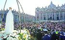 Almudi.org - La imagen de la Virgen de Fátima en la Pza. de San Pedro