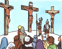 Jesús nos salva en la Cruz