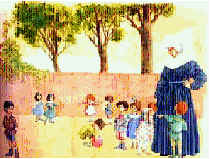 en el jard&iacute;n de infancia