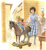 caballito de cart&oacute;n